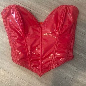 Red corset